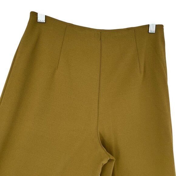 Missoni Wide-Leg Pants Pull-On Yellow Size 44 IT Size 8 - Picture 6 of 12